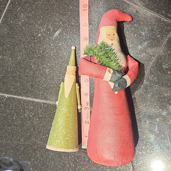 Duo Vintage Santa Figurines Christmas - Picture 11 of 11